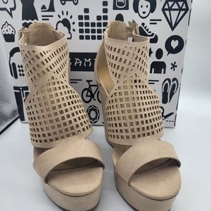 BAMBOO WEDGE SANDALS